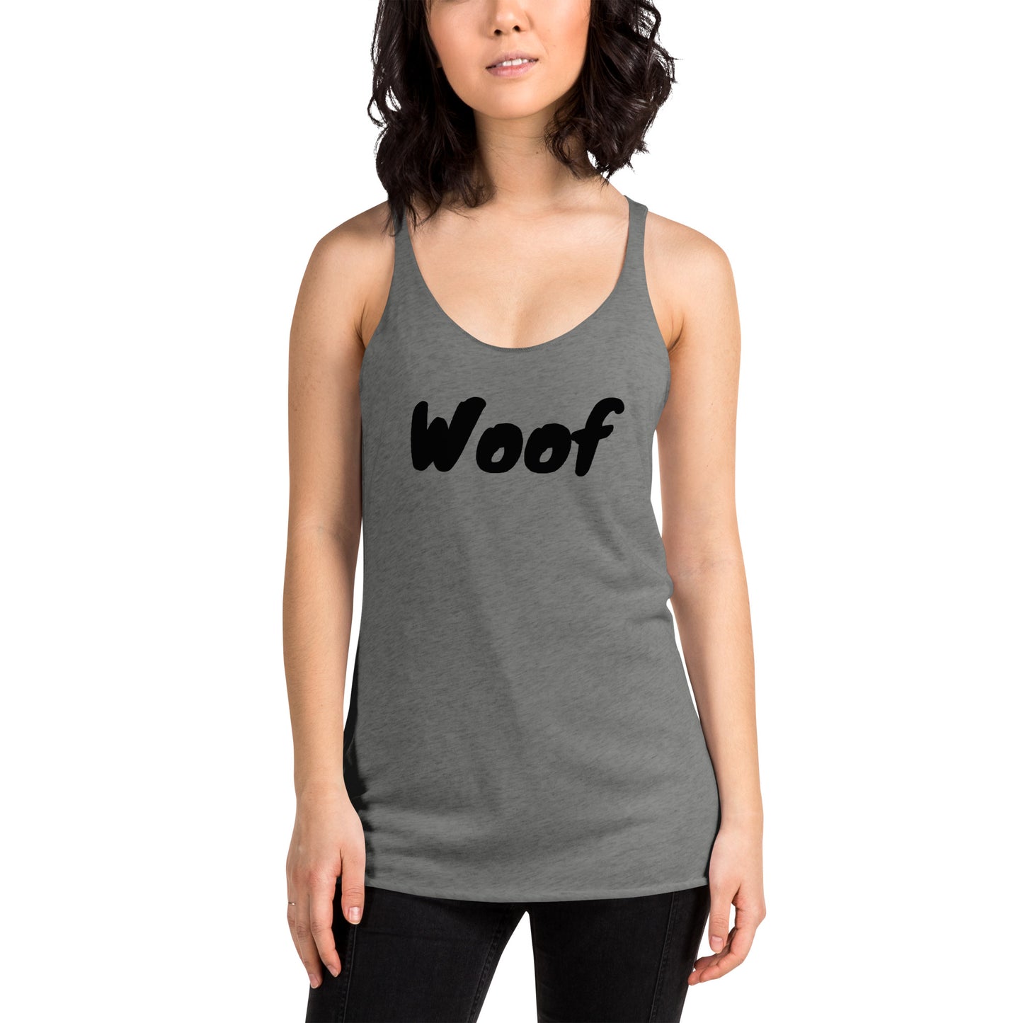 Woof || OLC - Women's Racerback Tank